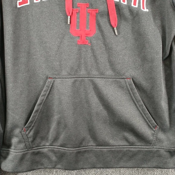 Top Of The World Men's Indiana Hoosiers Spell Out Hoodie Gray Small Embroidered - Picture 4 of 12